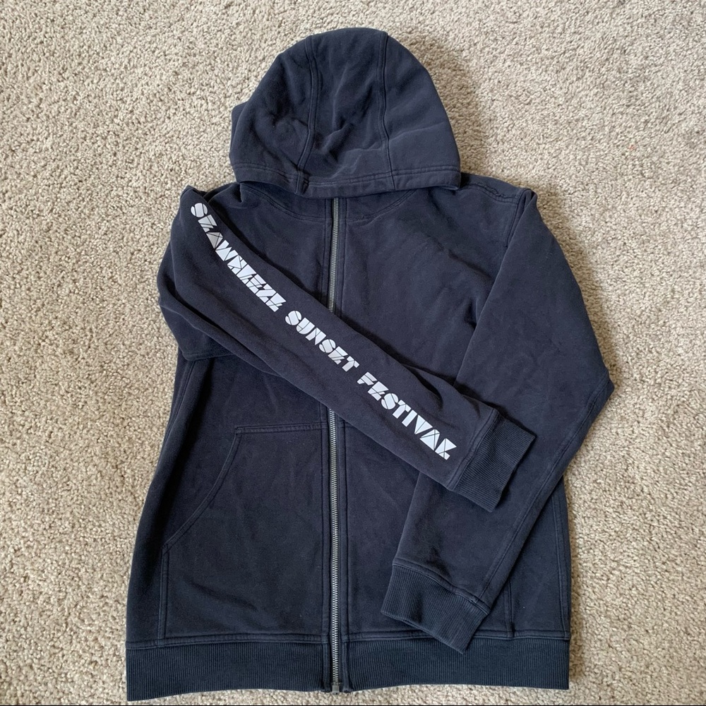 lululemon All Yours Zip Hoodie Special Edition Seawheeze Sunset Festival Black